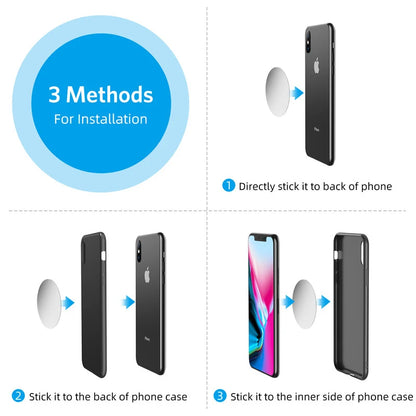 Magnetic Car Phone Holder Air Vent Clip Mount 360 Rotation Mobile Bracket GPS Cell Phone Stand in Car For IPhone Samsung Huawei Beauty World Shop
