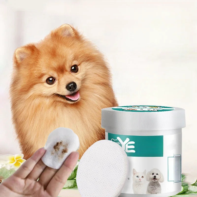 Pet Eye Wipes Cats And Dogs Tearmark Wet Wipes Cats And Dogs Universal No Irritation Cleaning Products 130 Canned Wipes Beauty World Shop