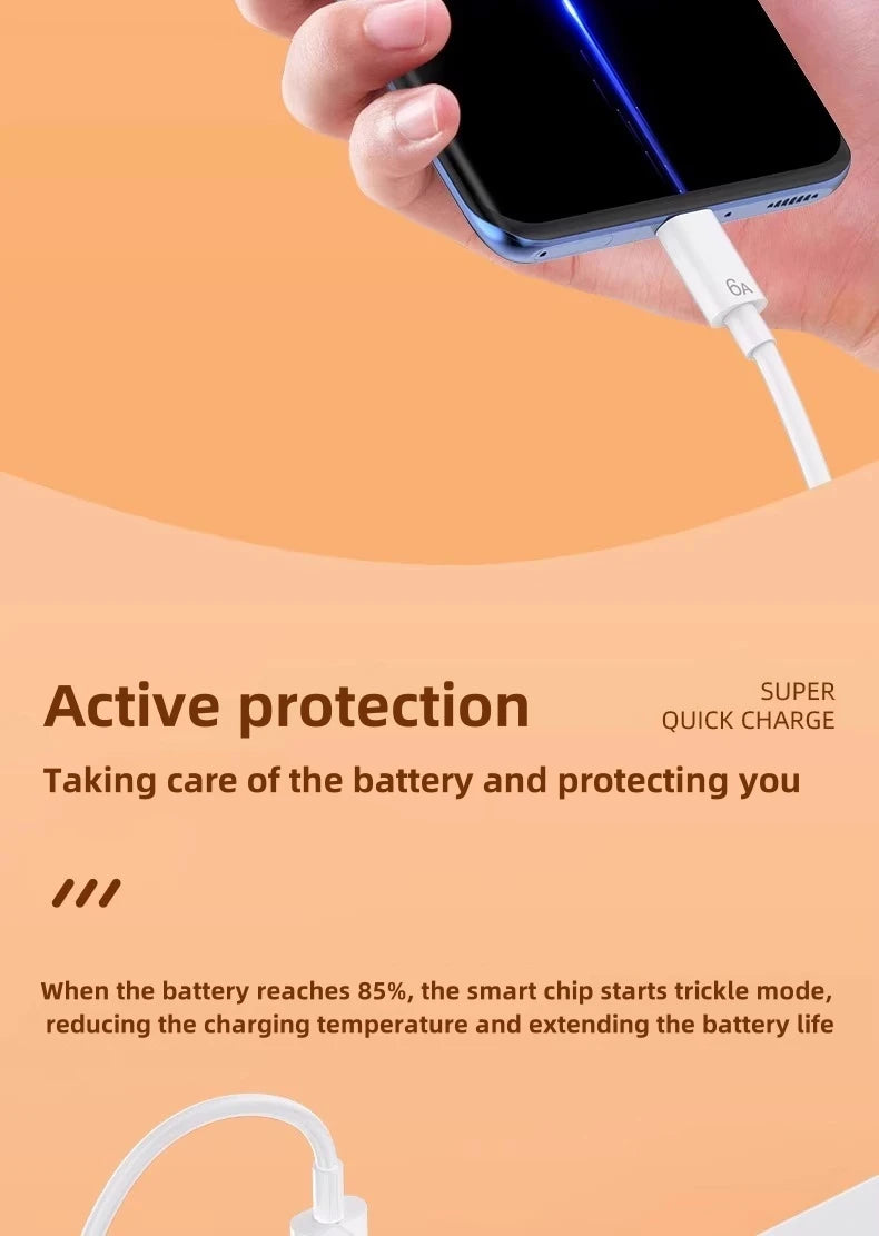67W USB Fast Charger for xiaomi 14 13 12 11 10 Ultra Note 12T 13 Pro Turbo Quick Charge Type C USB Charging Cable Beauty World Shop