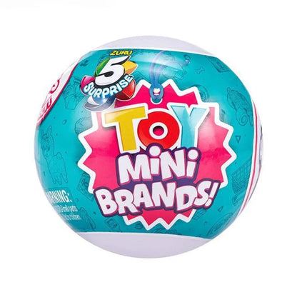 5 Surprise Ball Mini Brands Supermarket Shopping Scene Miniature Gashpon Capsule Toy Figurines Collection Kids Birthday Gifts