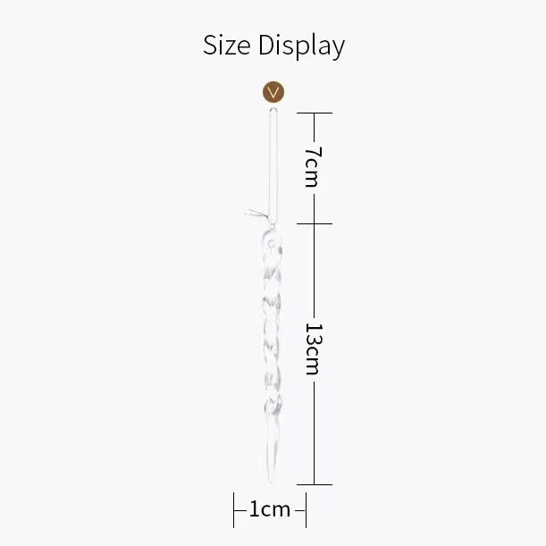 12/24/36pcs Crystal Clear Christmas Tree Ornaments Icicle Decorations For Holiday & Winter Party Decor Holiday Decorations Beauty World Shop