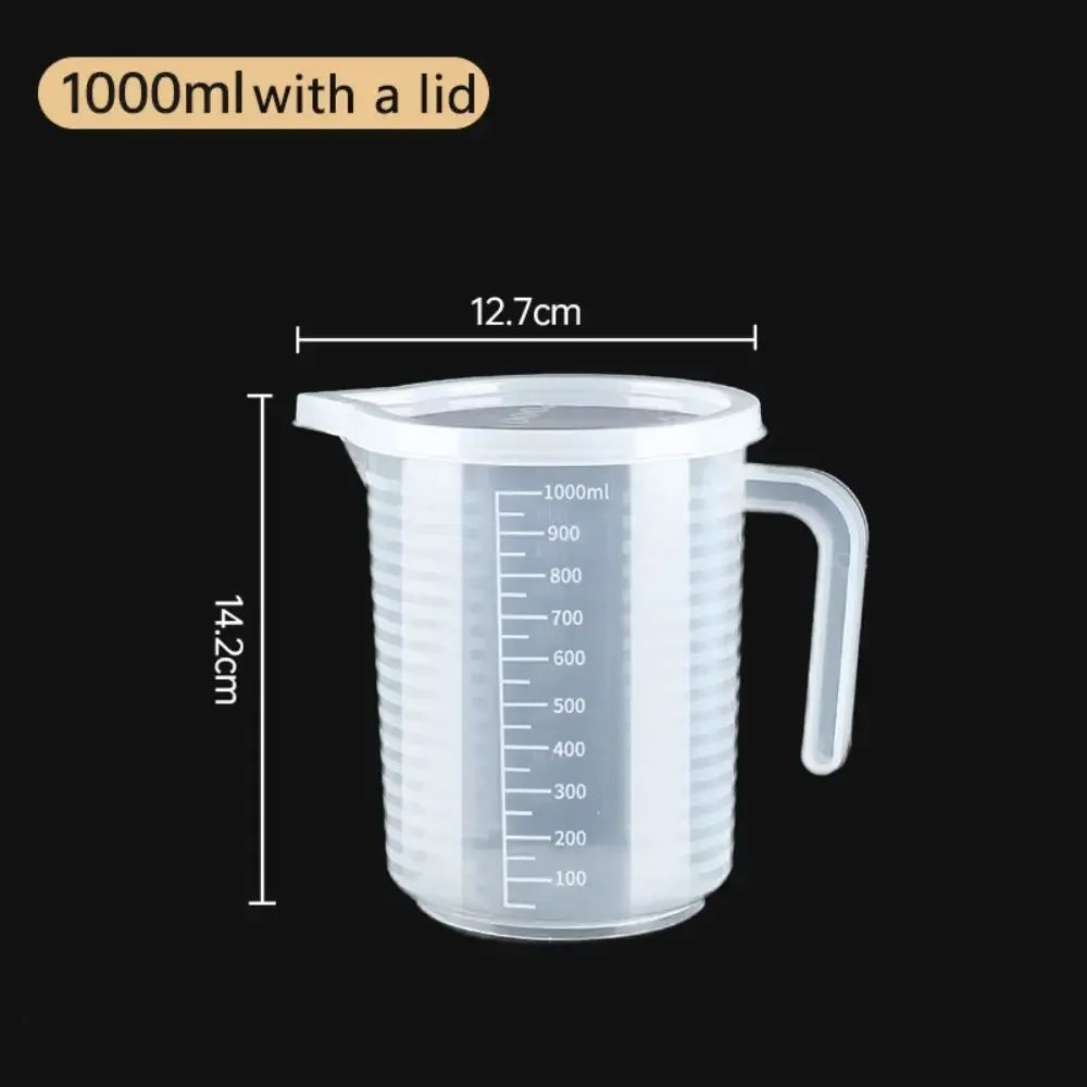 100-5000ml Thickened Plastic Measuring Cup with Scale Food Grade Measuring Cup Experimental Measuring Cup Beaker Plastic Cup Beauty World Shop