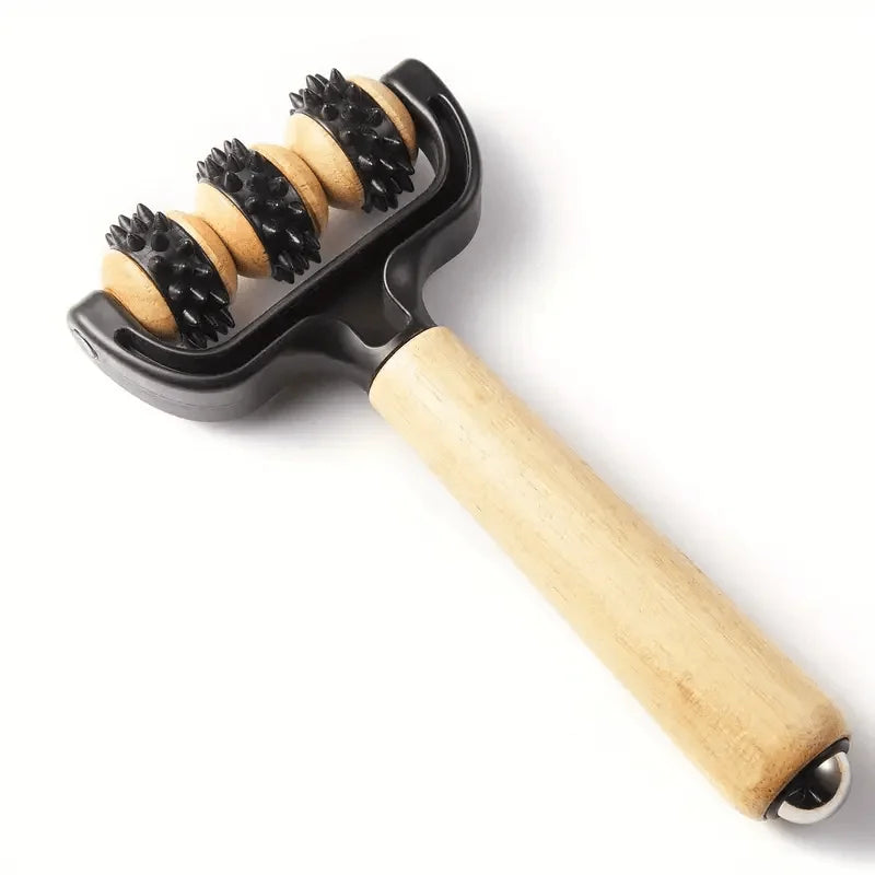1PC T-Shaped Massage Roller - Multifunctional Deep Tissue Massager for Face, Legs, Abdomen & Body, Portable for Travel/Home Beauty World Shop