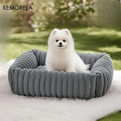 Orthopedic Plush Dog Bed - Mattress with High Resilience Support All Seasons Fluffy Pet Bed for Medium Large Dogs,for Bedroom