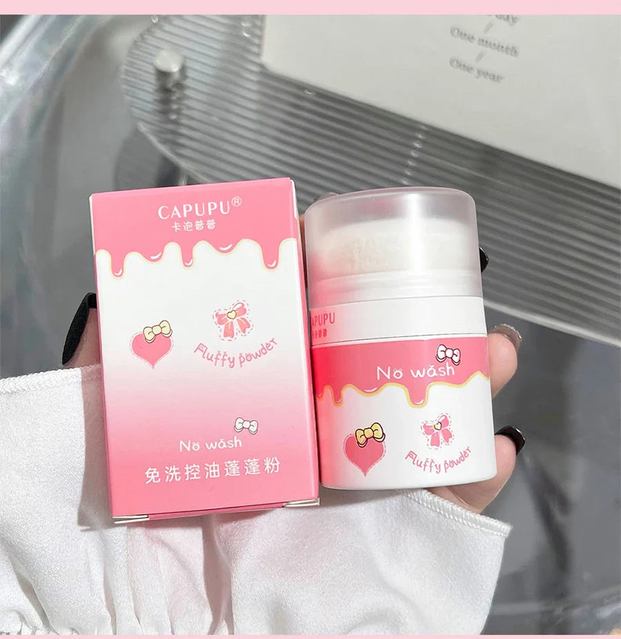 Hair mark powder cosmetic filling reissue artifact fluffy powder lazy powder powder control oil non-washing powder girl Beauty Trend Shop