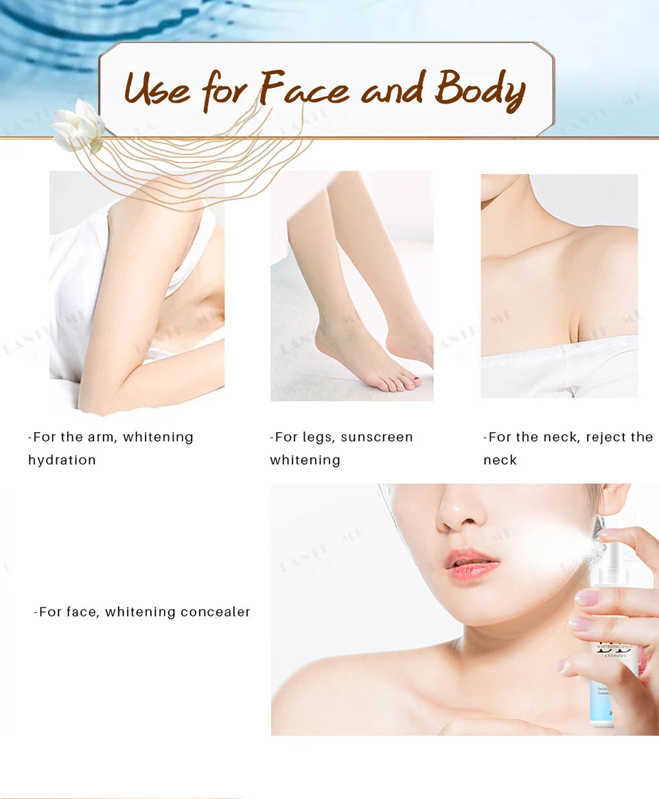 BB Whitening Spray Skin Brightening Moisturizing BB Cream Face Foundation Nourishing Skin Care Beauty Cosmetics Beauty World Shop