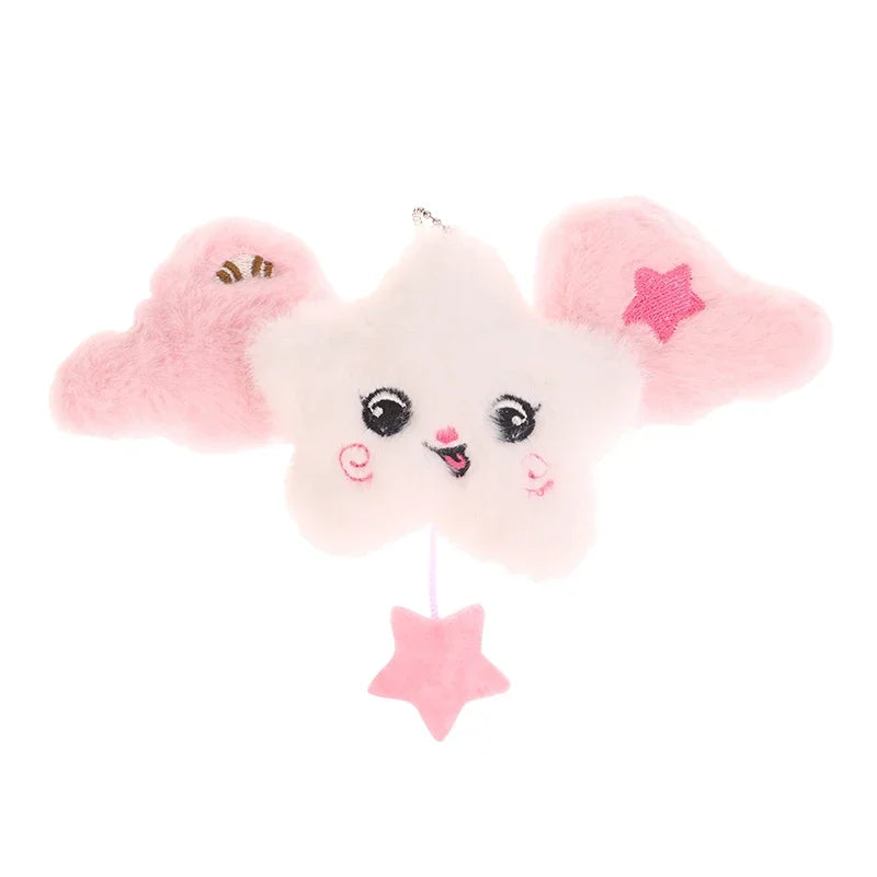 1PC Star Pendant Key Chain Doll Album Plush Pendant Doll School Bag Decoration Gifts Beauty World Shop