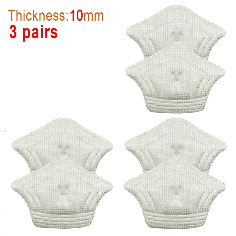 3pair/6pcs Insoles Patch Heel Pads for Sport Shoes Back Sticker Adjustable Size Antiwear Feet Pad Cushion Insert Insole Beauty World Shop
