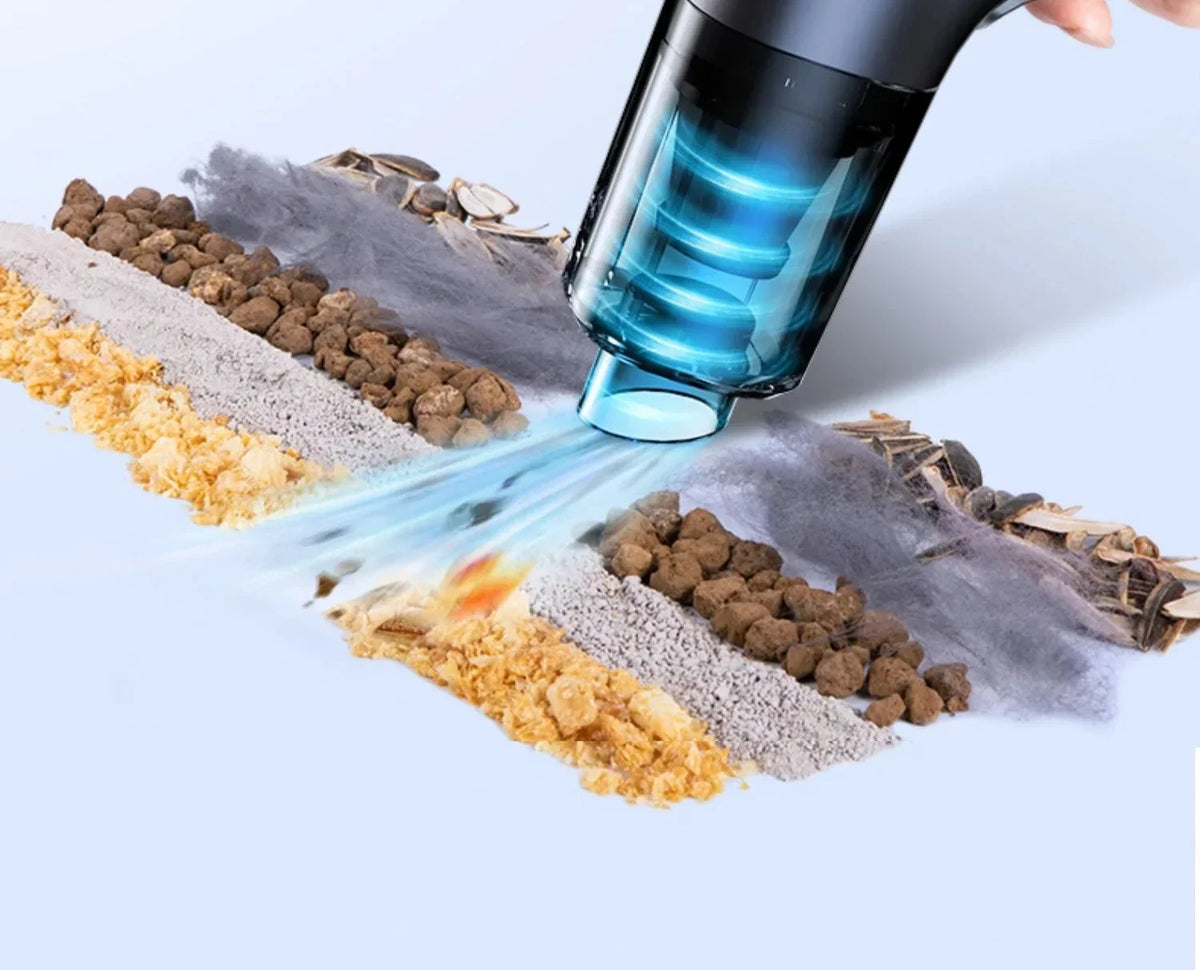 CENRR 98000PA Powerful Mini Car Vacuum Cleaner Cordless Wireless Car Cleaner HandHeld Portable Vacuum Cleaner Air Gun Beauty World Shop