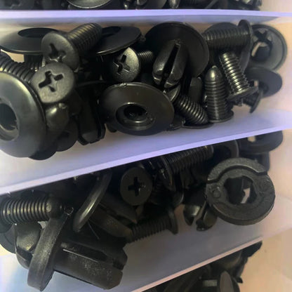 Auto Fastener Clip Mixed Car Body Push Retainer Pin Rivet Bumper Door Trim Panel Fastener Kit Car Clip 100/50 Box /Bag packaging Beauty World Shop
