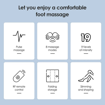 EMS Foot Massager Pad Relief Pain Relax Feet Acupoints Massage Electric Muscle Stimulation Improve Blood Circulation Relax Feet Beauty World Shop
