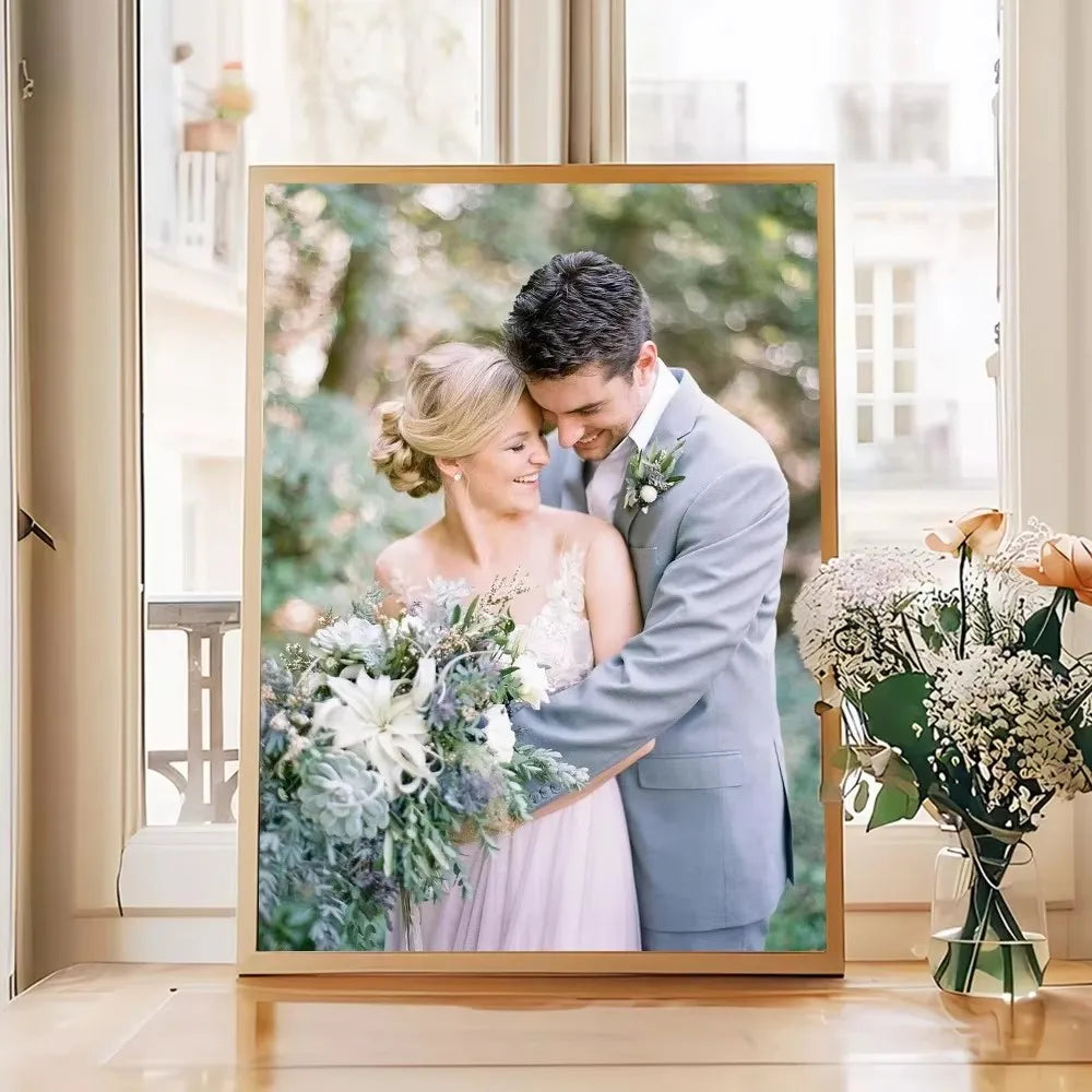 Custom Print Canvas Painting From Your Photos Wedding Birthday Poster Wall Art Decoration Pets Family Landscape Picture Decor Beauty World Shop