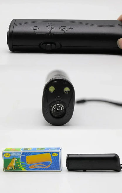 New Ultrasonic Pet Dog Repeller Anti Barking Stop Bark Training Device High Power Dog Training Repellents Without Battery Pet Beauty World Shop