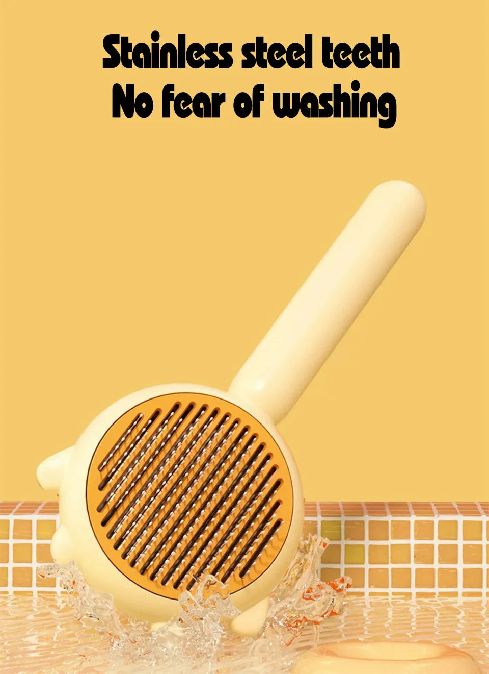 Pet Grooming Needle Comb for Cats/Dogs - Magic Massage Design, Basic Pet Cleaning Care General Supplies Beauty World Shop
