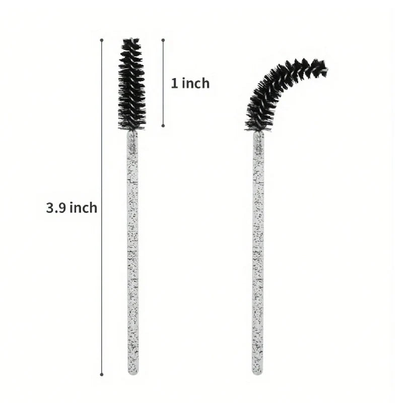 50/100pcs For Eyelash Extension Makeup Disposable Eyelash Brushes Spoolies Micro Lash Mascara Wands Combs Wholesale Beauty World Shop
