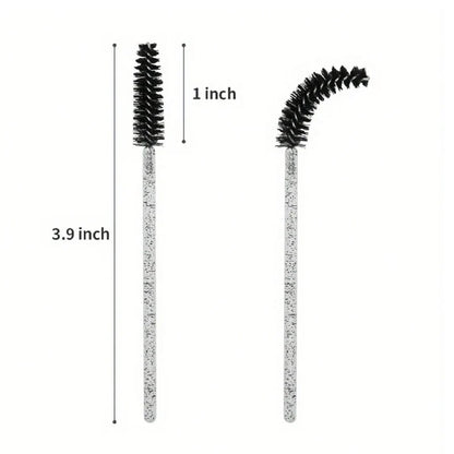 50/100pcs For Eyelash Extension Makeup Disposable Eyelash Brushes Spoolies Micro Lash Mascara Wands Combs Wholesale Beauty World Shop