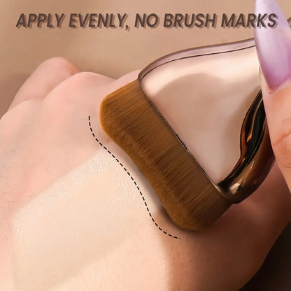 New 2Pcs Professional Foundation Makeup Brushes Soft Dense Hair for Blending Liquid, Cream Flawless Powder Makeup Beauty Tools Beauty World Shop