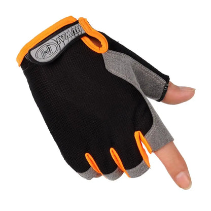 Half Finger Outdoor Cycling Anti Slip Anti Sweat Men Women Half Finger Gloves Breathable Anti Shock Sports Gloves Beauty World Shop