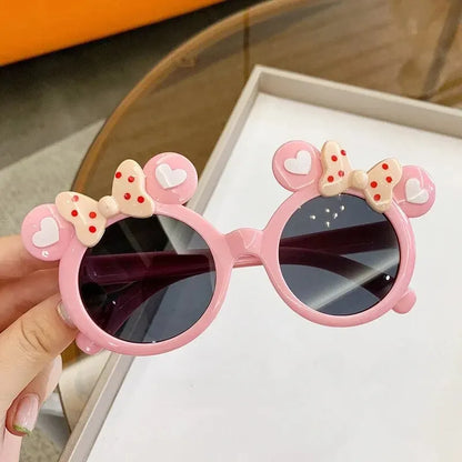 New Children Cute Cartoon UV400 Sunglasses Boys Girls Colors Outdoor Kids Sun Protection Sunglasses Baby Sport Shades Glasses Beauty World Shop