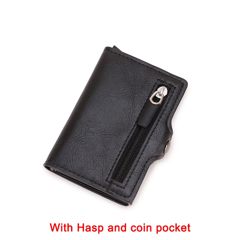 Anti Thief Rfid Credit Card Holder Smart Minimalist Wallet Pocket Men Women Slim Cardholder Bank Cash Creditcard Case Bag Purse Beauty World Shop
