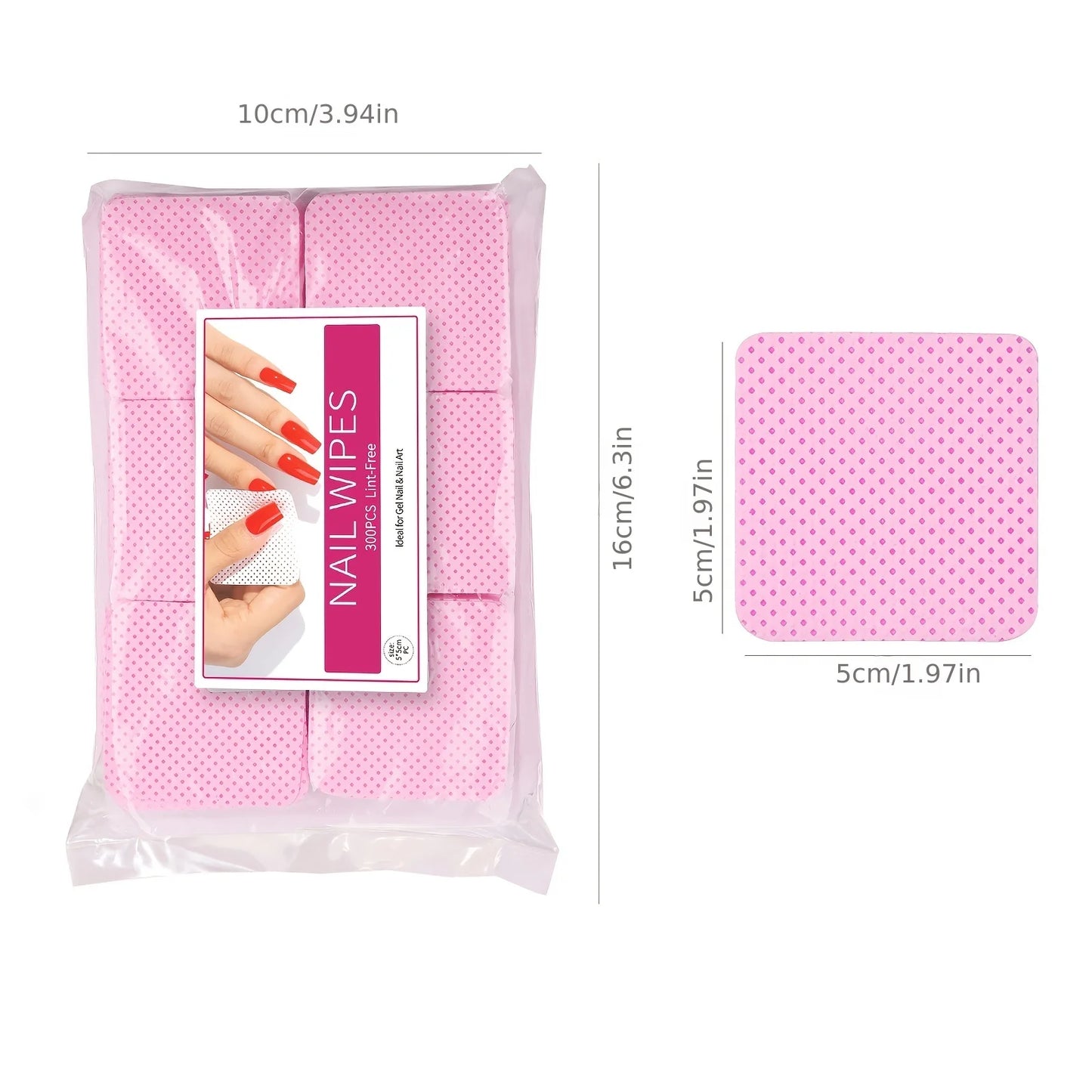 Nail Polish Remover Wipes Nail Cleaning Pads, Non Woven Nail Pads For Women Girl Beauty Salon Beauty World Shop