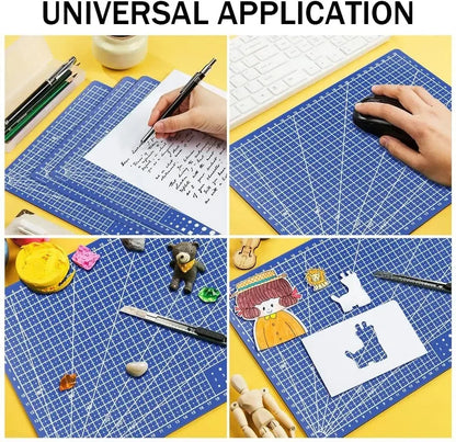 A3 A4 A5 PVC Cutting Mat Workbench Patchwork Cut Pad Sewing Manual DIY Knife Engraving Leather Cutting Board Side Underlay Beauty World Shop