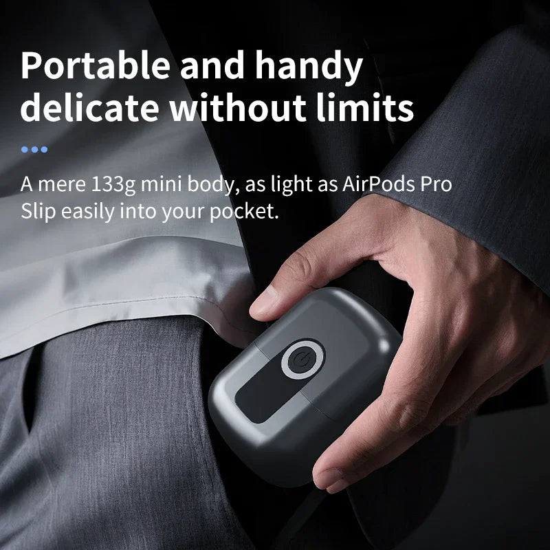 Mini electric shaver, compact and fast charging for home use, men's car shaver, portable for home use, gift for father and boyfr Beauty World Shop
