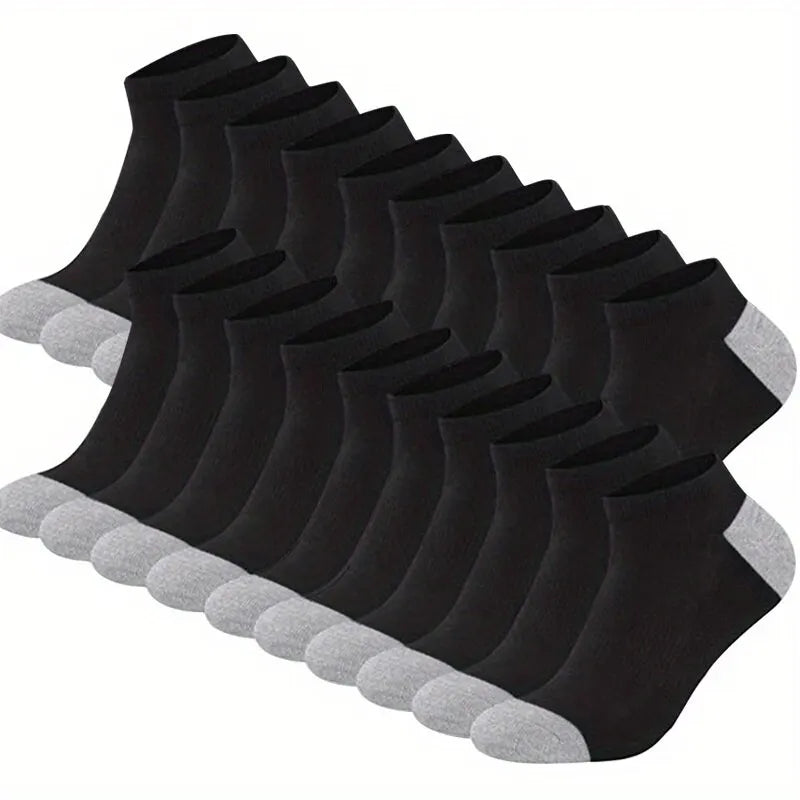 1pairs Men's Fashion Cotton Breathable Comfortable Ankle Socks, Men's Summer Socks Beauty World Shop