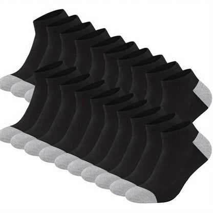1pairs Men's Fashion Cotton Breathable Comfortable Ankle Socks, Men's Summer Socks Beauty World Shop