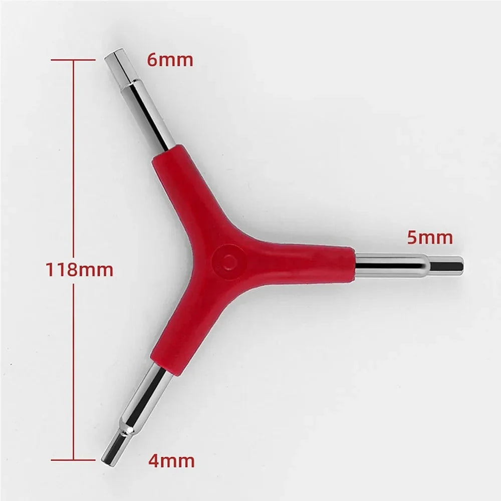 1pc Y Shape Bike Allen Wrench Internal Hexagon Wrenches 4mm 5mm 6mm MTB Road Bicycle Cycling Hex Key Tool Beauty World Shop