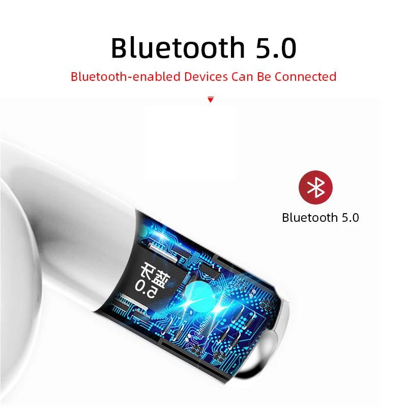 TWS Bluetooth Earphones Wireless Bluetooth Headset Noise Cancelling Earbuds with Mic Pro Wireless Headphones for IPhone Beauty Fashion