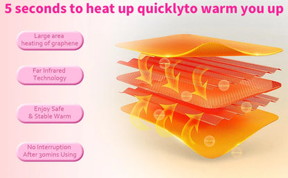 Portable Heated Massage Warming Palace Belt Intelligent Heating Waist Device for Girls Menstrual Period Auntie Beauty World Shop
