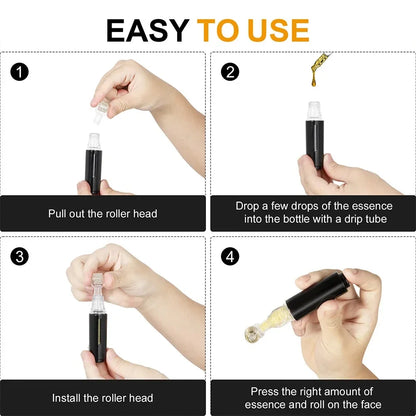 105 Pins Derma Needl Roller Beard Growth Beard Hair Growth 0.2mm/0.25mm/0.3mm Titanium Needle Beautify Lip Treatment Skin Care Beauty World Shop