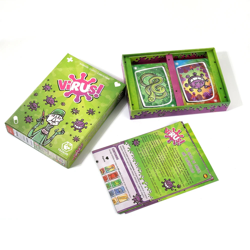 Virus! - Juego de cartas - El Juego mas contagioso. Edicion Española. +8 años VIRUS! 2 Evolution (Expansión) - Juego de cartas ( Beauty World Shop