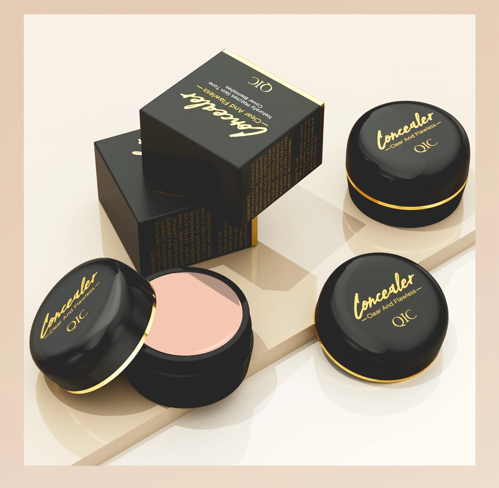 Waterproof Full Coverage Concealer for Tattoos, Scars - Natural Finish Foundation for All Skin Tones & Types Beauty World Shop