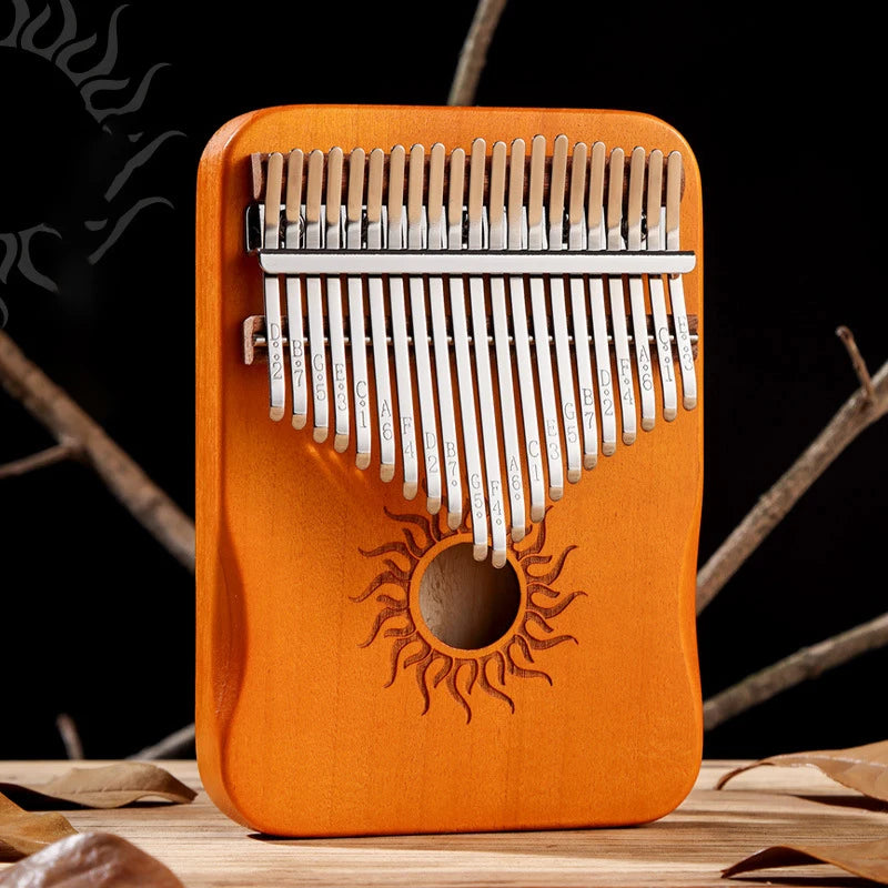 Hluru Kalimba 17 21 Key Kalimba Finger Piano Solid Maple Wood Kalimba Thumb Piano Keyboard Musical Instrument Mbira for Beginner Beauty World Shop