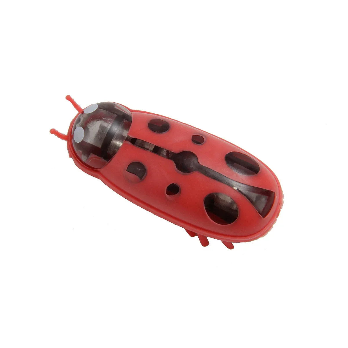 Mini Electric Bug Pet Dog Cat Toy Interactive Cute Ladybird Beetle Animal Shape Cat Toys Walking Insect Cat Playing Supplies Beauty World Shop