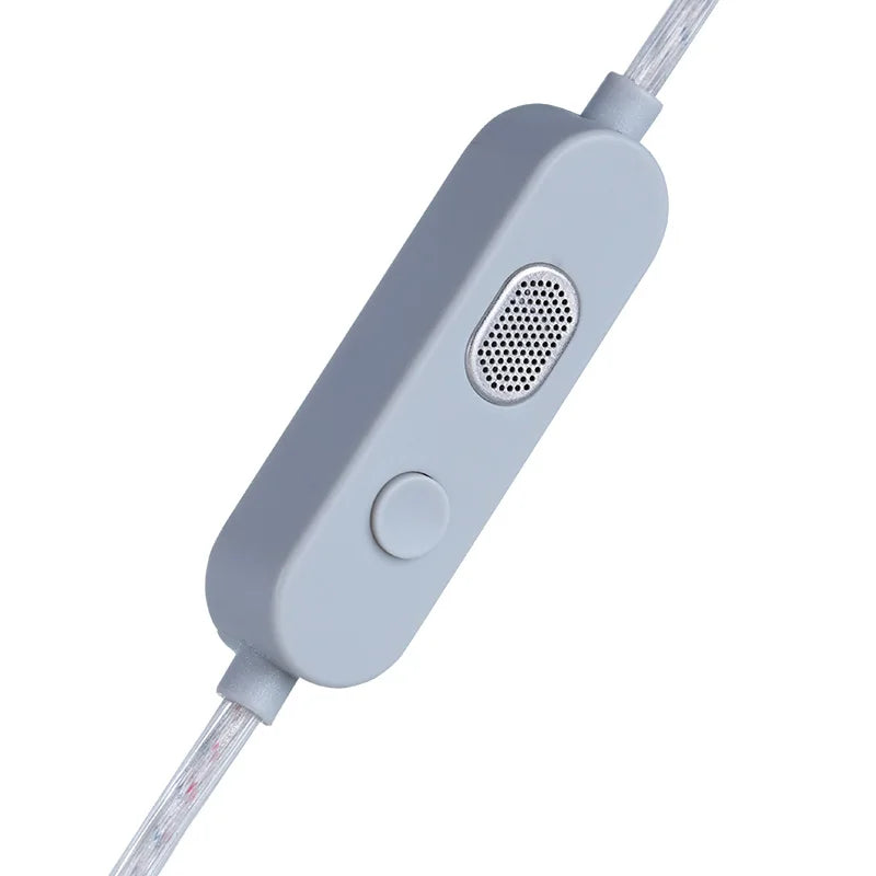  KZ M2 Dual Silver-Plated Upgrade Cable , High-definition With Dual Mic USB Type-C Earphone Upgrade Cable