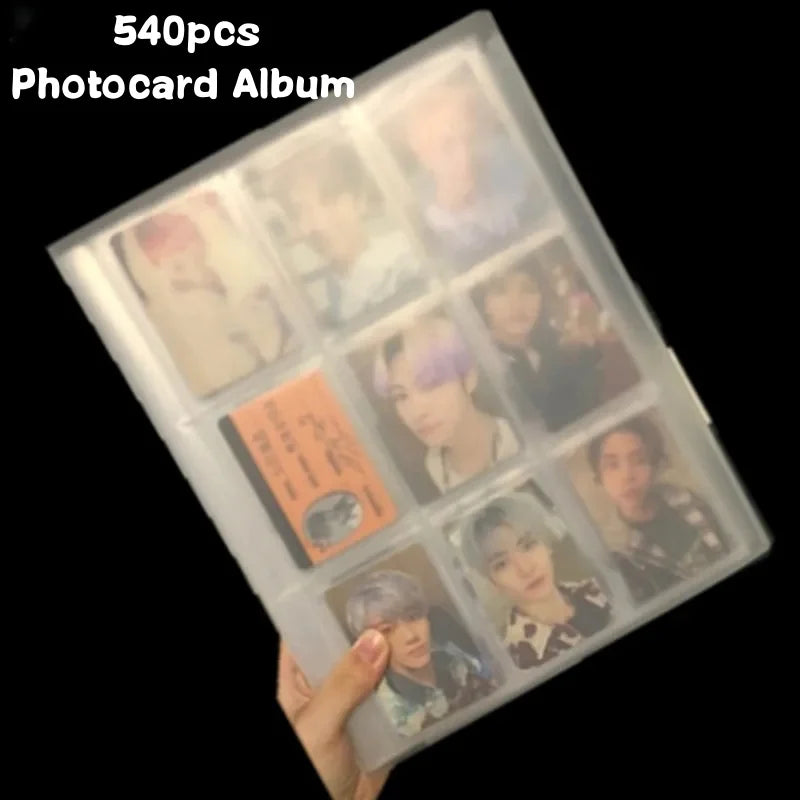 540 Capacity Cards Holder Albums 6.5*9cm Star Celebrity Collect Book Board Game Postcard Holder Photocard Photo Album DIY Binder Beauty World Shop