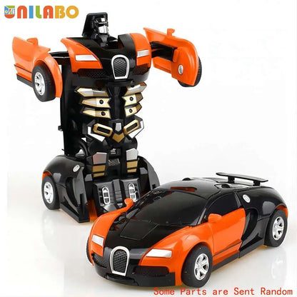 Amazing Transforming Sports Car Deformation Toy, Inertial Sliding Racing Bike, Automatic Transform, Incredible Boys Gift Idea! Beauty Fashion