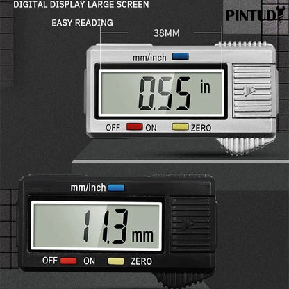 1PC Plastic Vernier Caliper Digital Display Caliper Mini Text Play Caliper Student Vernier Ruler 0 to 150mm Measuring Tool Beauty World Shop