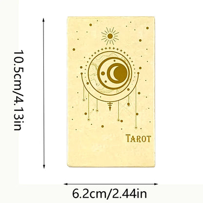 Hot-selling Tarot Cards Deck 78Pcs For Easy Beginners Fate Fortune Telling Divination Party Tabletop Board Game ,Holiday Games Beauty World Shop