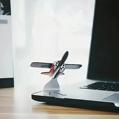 Solar Airplane Creative Men's Car Decoration Car Interior Accessories Desktop Ornament Gift For Woman, Man, Car Enthusiast Beauty Fashion