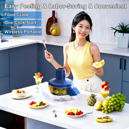 Automatic Electric Fruit Peeler Intelligent Peeling Machine Portable Wireless Grape/tomato/Garlic Peeler for Home Fast Kitchen Beauty World Shop
