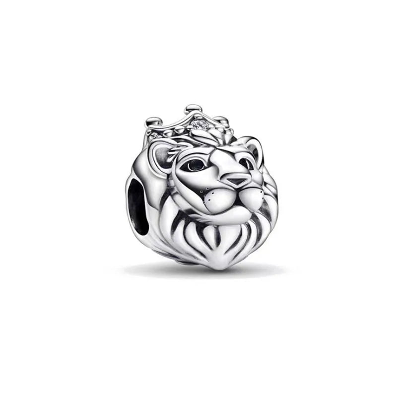 2025 New S925 Silver Spring Ball Bear Cross Pendant Suitable for Original Bracelets DIY Accessories Women's Charm Jewelry Gifts Beauty World Shop