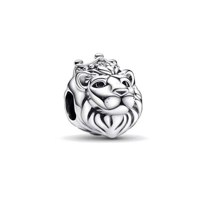 2025 New S925 Silver Spring Ball Bear Cross Pendant Suitable for Original Bracelets DIY Accessories Women's Charm Jewelry Gifts Beauty World Shop