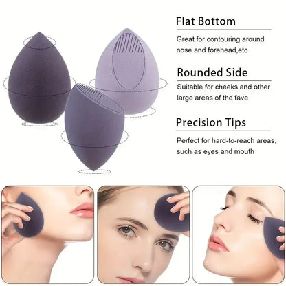 5 Bags of Beauty Eggs Makeup Sponge (Beauty Egg), Foundation Make-Up Mixed Beauty Sponge, Flawless Liquid, Cream and Powder, Mu Beauty World Shop
