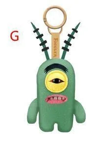 Fuggler Funny Ugly Monster Plush Toys Keychain Kawaii Fuggler Monster Rabbits Cute Stuffed Peluche Dolls Pendants Gifts Kid 12CM Beauty World Shop
