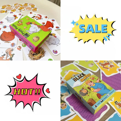 Hot board games Chicken Chiu Chiu Board Game Drecksau Black Sheep Piou Piou Party Cards Game Intellectual Toys Gifts Beauty World Shop