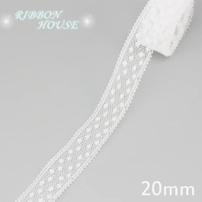 (5 yards/roll) white Lace ribbon fabric Webbing Decoration Lovely gift packing polyester Material Home Accessories Store
